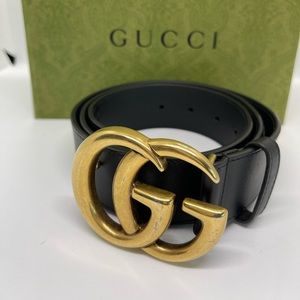 Gucci Double G belt -black size 90/36